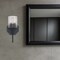 Designers Fountain Haven 7 in. 1-Light Matte Black Wall Sconce Light with Clear Rippled Glass Shade for Bathrooms D309M-WS-MB - alternate 4